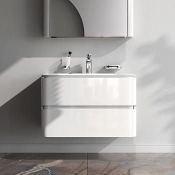 Тумба под раковину Am.Pm Sensation M30FHX0802WG 80х49х52 подвесная цвет белый