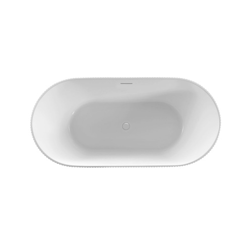 Ванна акриловая Vincea VBT-426-1700 170х80 отдельностоящая овальная - фото 3