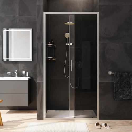 Душевая дверь Am.Pm Gem W90G-100-1-195MG 100х195 стекло прозрачное профиль хром матовый - фото 4