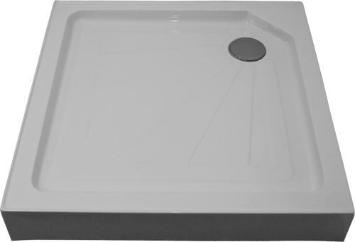 Душевой поддон Cerutti SPA Q91 90х90 ABS-пластик белый с ножками - фото 4