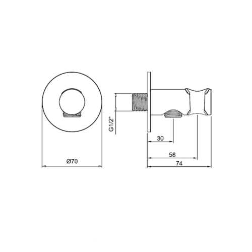 Шланговое подключение Almar E095037.MB - фото 2
