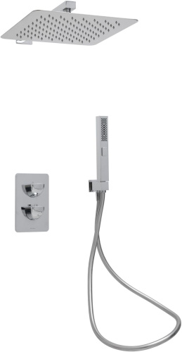 Душевая система Allen Brau Infinity 5.21016-00 встраиваемая в стену цвет хром с термостатом - фото 2
