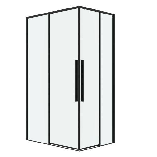 Душевой уголок Grossman Galaxy 300.K33.01.9070.21.00 90х70 стекло прозрачное профиль черный матовый без поддона