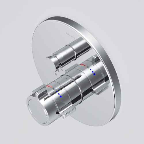 Смеситель для душа Am.Pm X-Joy F85A45600 встраиваемый в стену хром с термостатом - фото 4