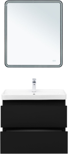 Тумба под раковину Aquanet Вега 2.0 00337954 69х46х50 подвесная цвет черный - фото 5