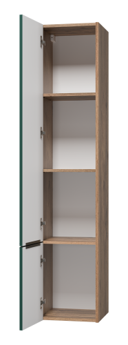 Шкаф-пенал Brevita Greenwood GRE-05035-08Л 35х34х165 подвесной - фото 4