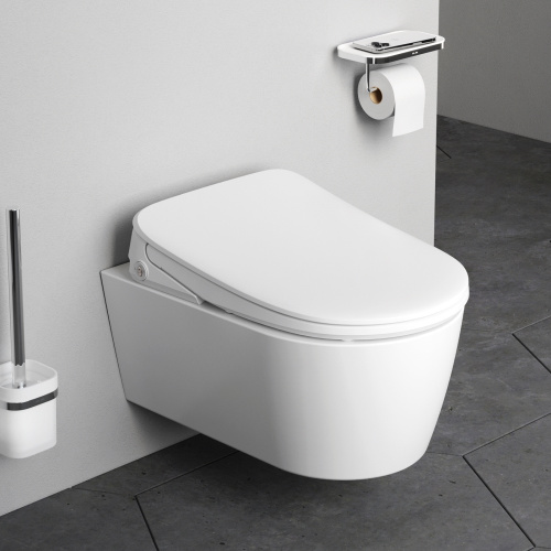Унитаз подвесной Am.Pm Func C8F1702SC белый с сиденьем микролифт безободковый каскадный смыв