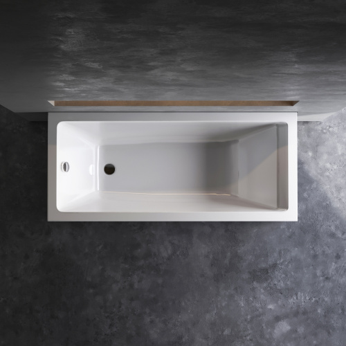 Ванна акриловая Am.Pm Gem W93A-160-070W-A 160х70 пристенная прямоугольная без каркаса - фото 3