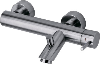 Смеситель для ванны с душем Paffoni Light LIG022ST настенный сталь