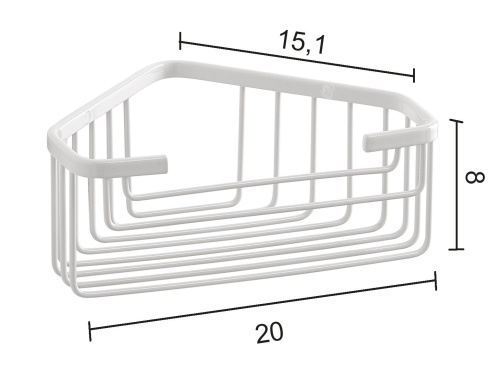 Решетка в ванную комнату Gedy 2483(02) - фото 2