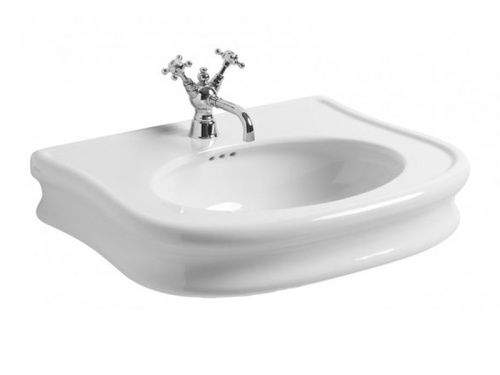 Раковина из санфаянса Simas LA 10/1 hole 70х54 подвесная цвет белый