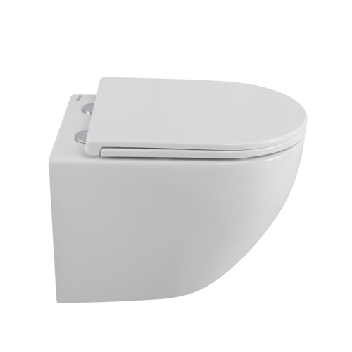 Унитаз подвесной BelBagno UNO BB3105CHR/SC белый с сиденьем микролифт безободковый каскадный смыв - фото 4