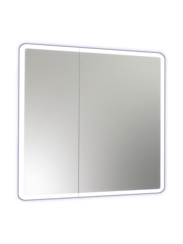 Зеркало-шкаф Континент Emotion МВК030 80х14х80 подвесной цвет белый - фото 2