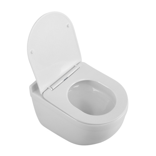 Унитаз подвесной BelBagno SENSO-R BB017CH-TOR/SC белый с сиденьем микролифт безободковый смыв торнадо - фото 2