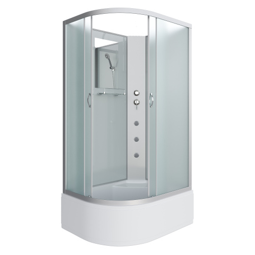 Душевая кабина Niagara Classic 23101424RBKG 120х80 асимметричная без крыши ориентация правая