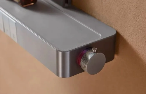 Душевая стойка Arrow AMG13GH872GG настенная цвет серый - фото 3