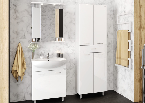 Шкаф-пенал Onika Модерн 406002 60х33х190 напольный - фото 4