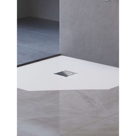 Душевой поддон из искусственного камня RGW Stone Tray 16155100-01 100х100 белый без ножек