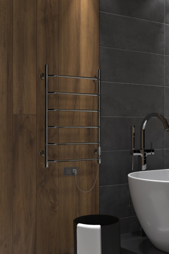 Полотенцесушитель Indigo Roof Lux LCRLE80-50Rt 53х80 электрический хром - фото 3