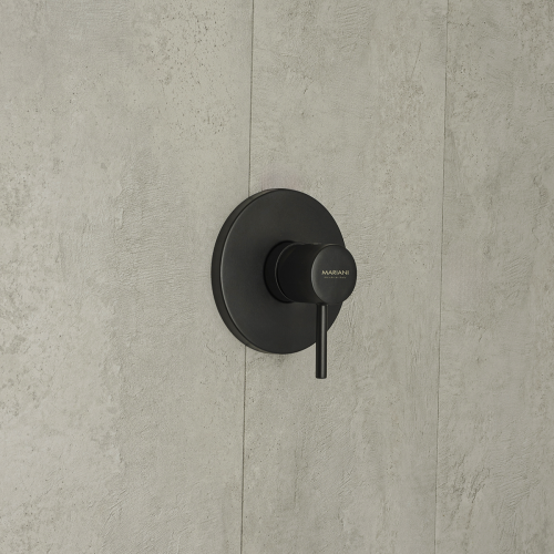 Смеситель для душа Mariani Next B14179NS встраиваемый в стену черный - фото 4
