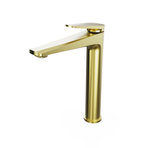 Смеситель Tokito KIN TOK-KIN-1012 на раковину брашированное золото - фото 5