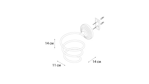 Держатель фена Fixsen Retro FX-83819 - фото 3
