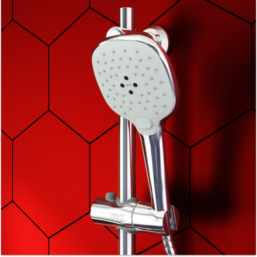 Душевой гарнитур Dorff Prime D0140000 настенный хром/белый - фото 5