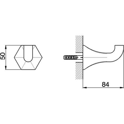 Крючок Cisal Cherie CE09071024 - фото 2