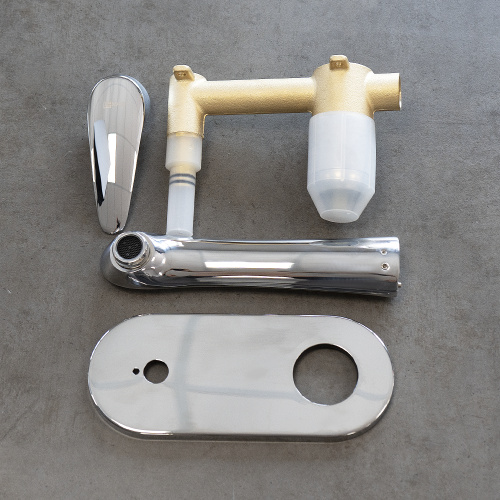 Смеситель LeMark Linara LM0426C настенный хром - фото 4