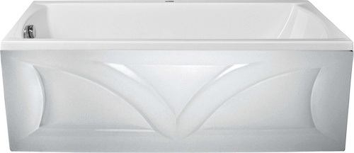 Ванна акриловая 1MarKa MODERN 01мод1670 160х70 пристенная прямоугольная без ножек и каркаса - фото 2