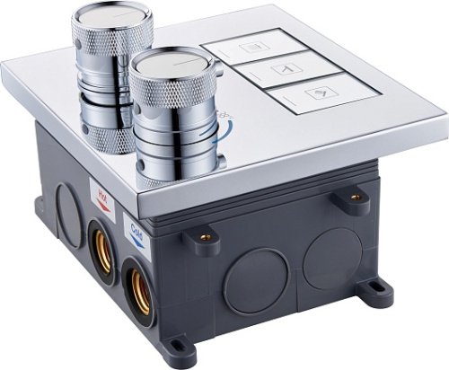 Душевая система ALMAes Nemi TVZ-8810 встраиваемая цвет хром - фото 2