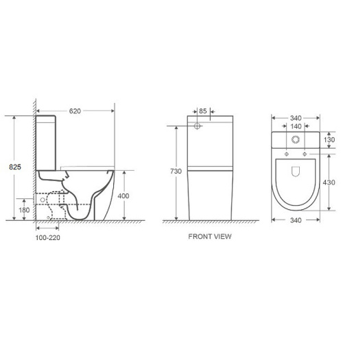 Унитаз напольный с бачком WeltWasser WW MERZBACH 011 GL-WT (10000012089) белый глянцевый с сиденьем микролифт безободковый смыв торнадо - фото 2