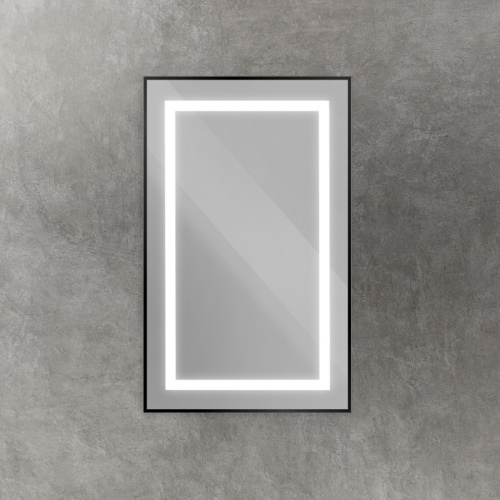 Зеркало в ванную BelBagno Kraft SPC-KRAFT-500-800-SENS-AL 50х80 цвет серый - фото 2