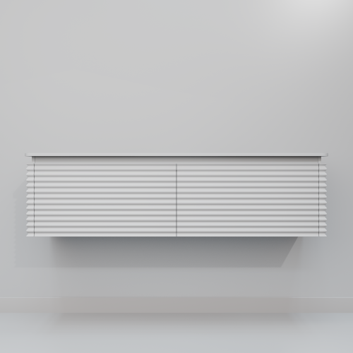 Тумба с раковиной Art Decco Jacqueline (Жаклин) AJC15W34D100 150x45x40 подвесная цвет белый - фото 3