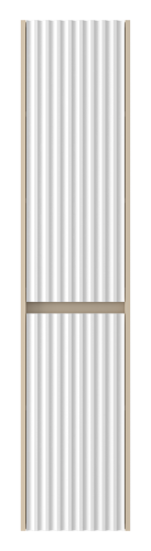 Шкаф-пенал Brevita Balaton BAL-05035-03П 35х34х163 подвесной - фото 2