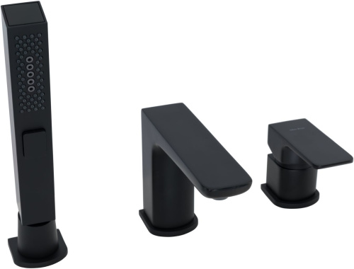 Смеситель Allen Brau Infinity 5.21008-31 на борт ванны черный - фото 3