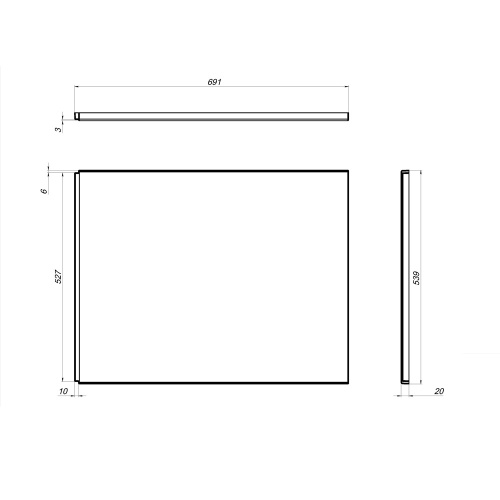 Экран для ванны Am.Pm Gem W00A-000-070W-S - фото 4