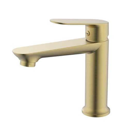 Смеситель Splenka S41 S41.10.03 на раковину золотой сатин - фото 2