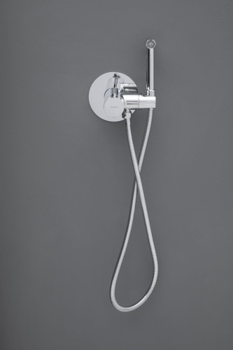 Гигиенический душ со смесителем Allen Brau 5.60001-00 встраиваемый в стену хром - фото 4