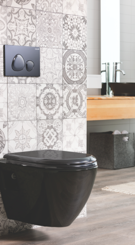 Клавиша смыва механическая Creavit GP7002.02 цвет черный - фото 3