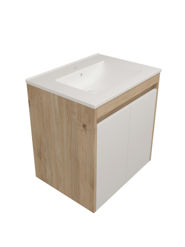 Фасад для тумбы под раковину Teymi Netta T60608 28х2х53 цвет белый - фото 2