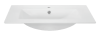 Раковина мебельная из сантехнического фарфора Sanita Luxe Quadro 90 QDR90SLWB01 90х50 накладная цвет белый