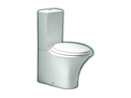 Чаша унитаза напольная Hatria SCULTURE YXZ401 цвет белый без сиденья душевой смыв