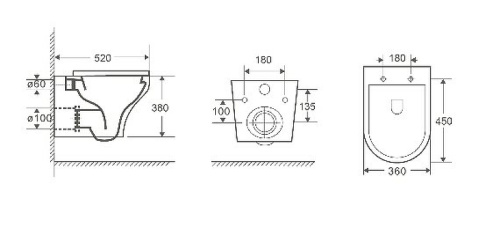 Унитаз подвесной WeltWasser 10000003704 белый глянцевый с сиденьем микролифт безободковый душевой смыв - фото 3