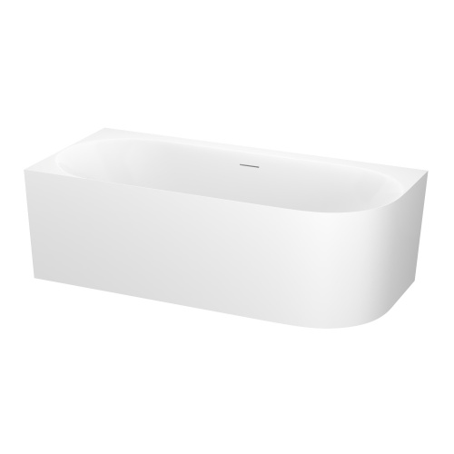 Ванна акриловая Wellsee Collaro 289104000 180х80 пристенная асимметричная с ножками - фото 2