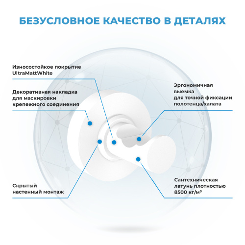 Крючок Wellsee Finishing Touch 182520000 - фото 2