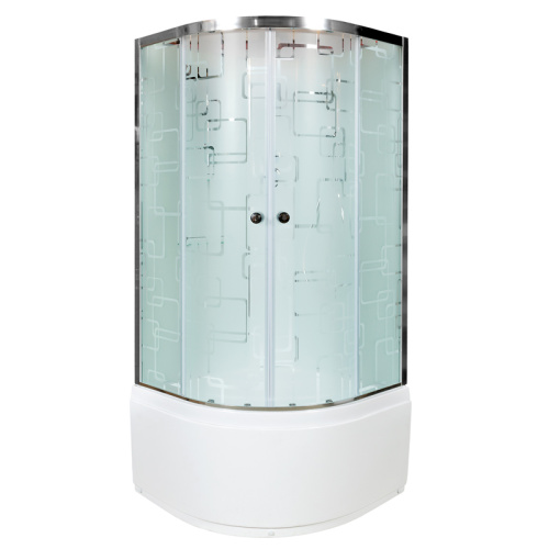 Душевая кабина AvaCan EM5011NGM 110х110 четверть круга без крыши ориентация универсальная - фото 2