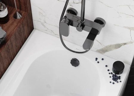 Ванна акриловая Vagnerplast Nymfa VPBA167NYM2E-04 160х70 пристенная прямоугольная без каркаса