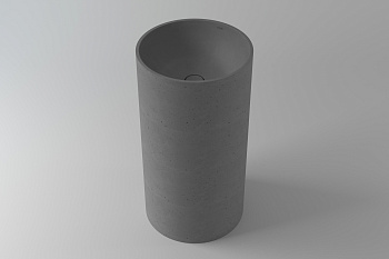 Раковина из искусственного камня Holbi ANDROMEDA 2.02.019.44.4 44х44 напольная цвет серый