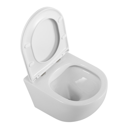 Унитаз подвесной BelBagno UNO BB3105CHR/SC белый с сиденьем микролифт безободковый каскадный смыв - фото 3